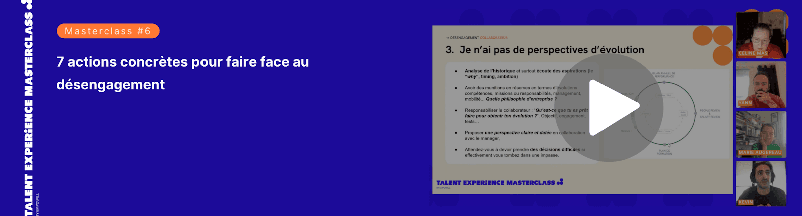Replay masterclass faire face au désengagement