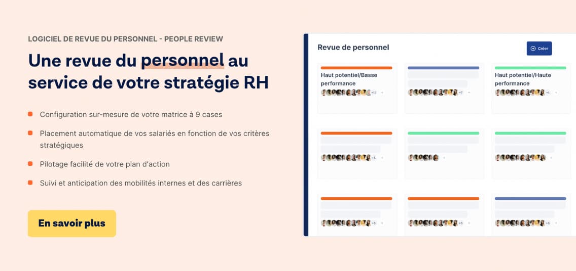 Logiciel talent review