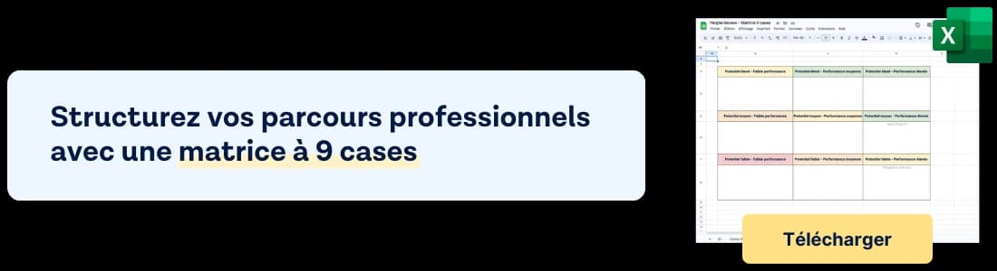 structurer les parcours professionnels avec une matrice à 9 cases
