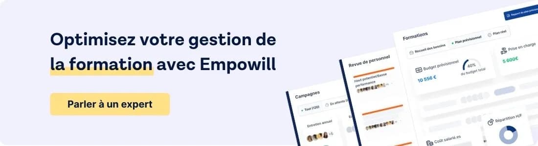 automatisez votre gestion de la formation avec Empowill