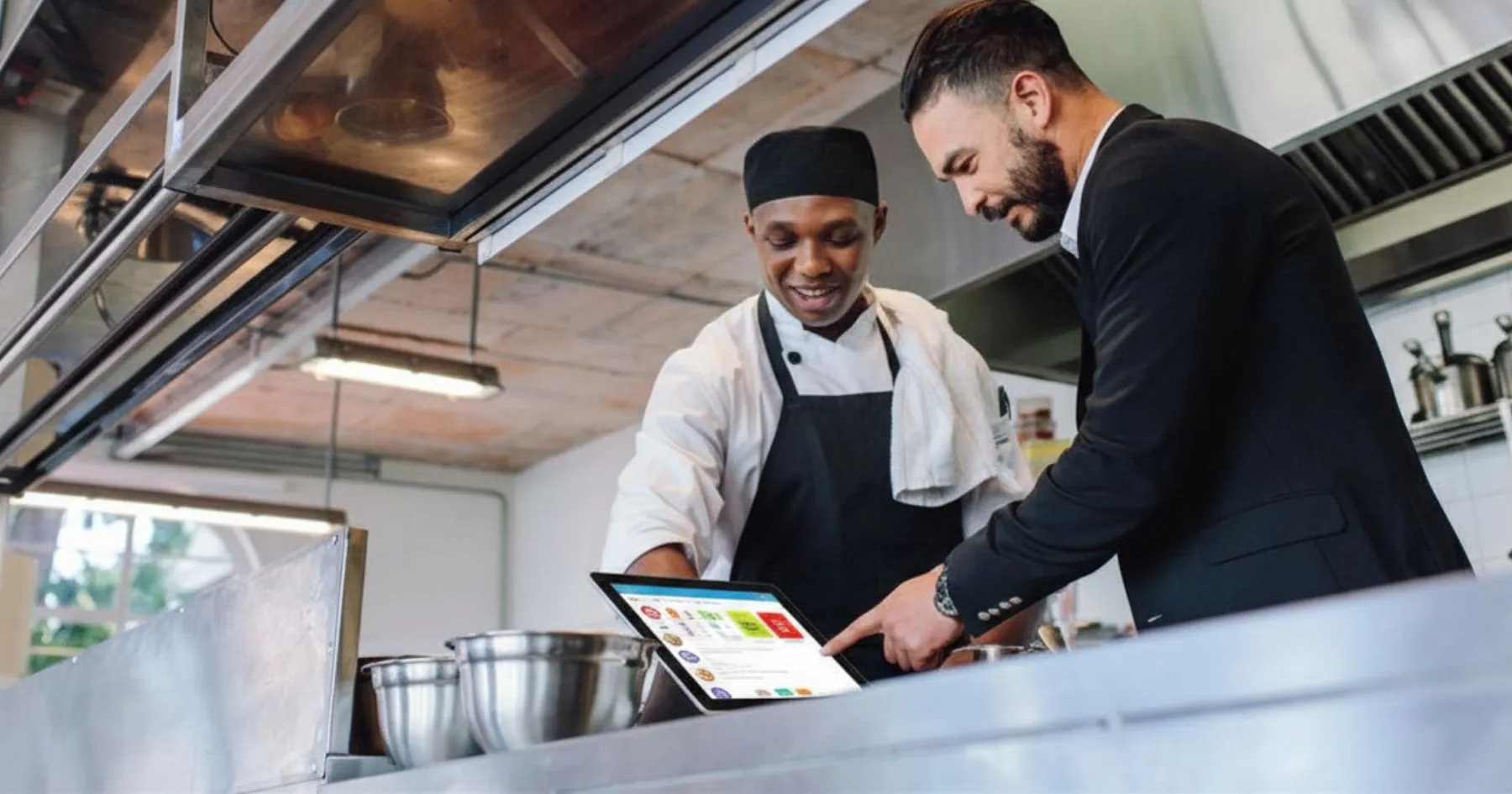 Entretien rh en cuisine