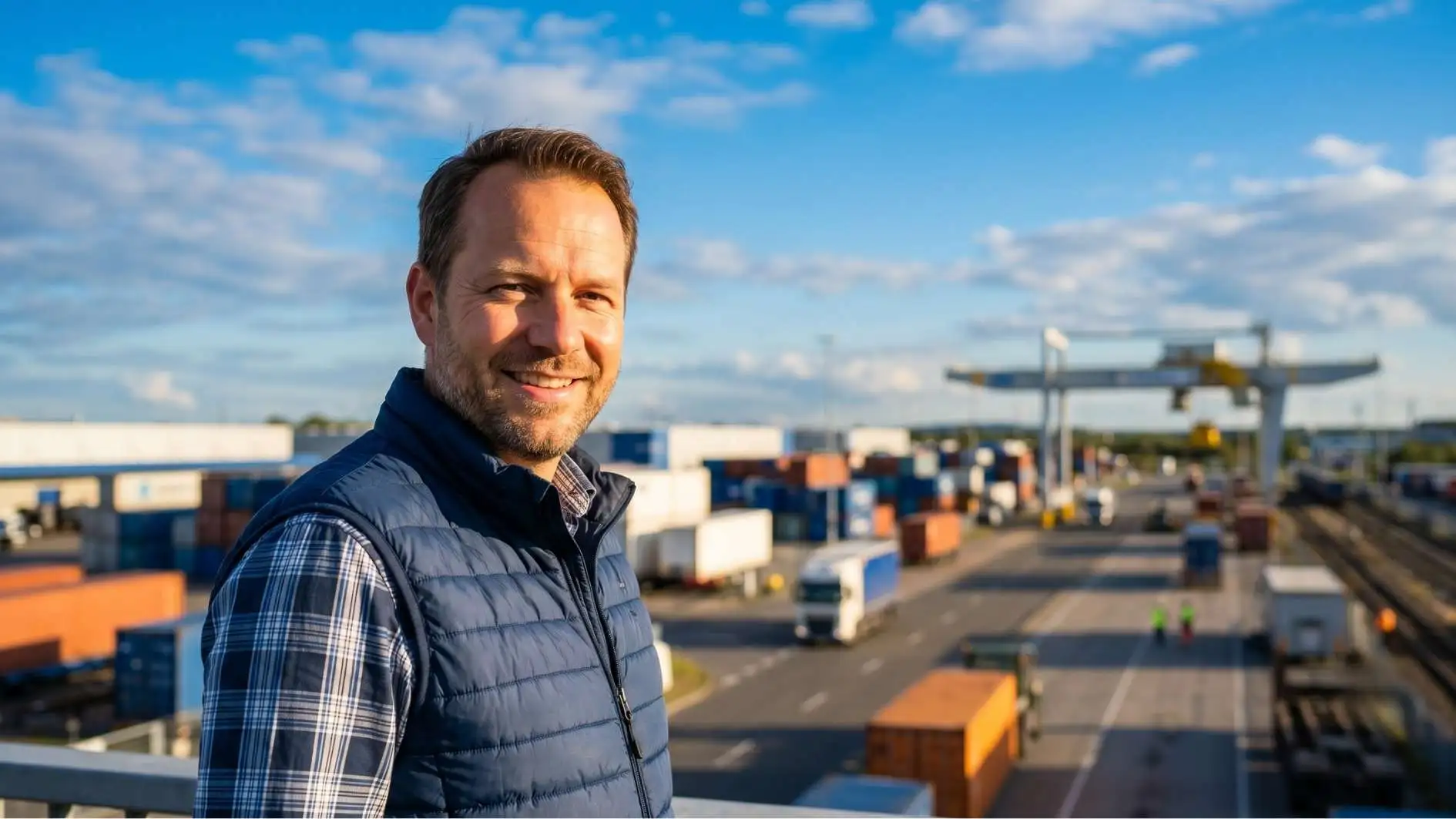 RH devant un hub logistique